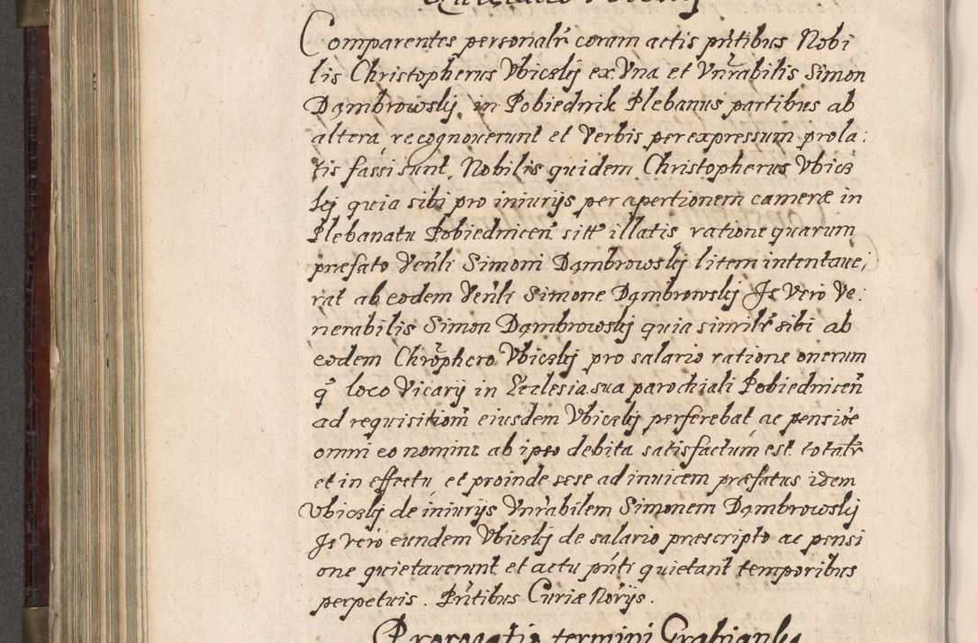 Zdjęcie nr 659 dla obiektu archiwalnego: Acta actorum, obligationum, inscriptionum, institutionum, erectionum, decretorum et generis eiusdem aliorum factorum et gestorum coram R. D. Bernardo Maciejowski, episcopo Cracoviensi per annnos 1603 - 1606 mensem Septembrem inclusive acticatorum.