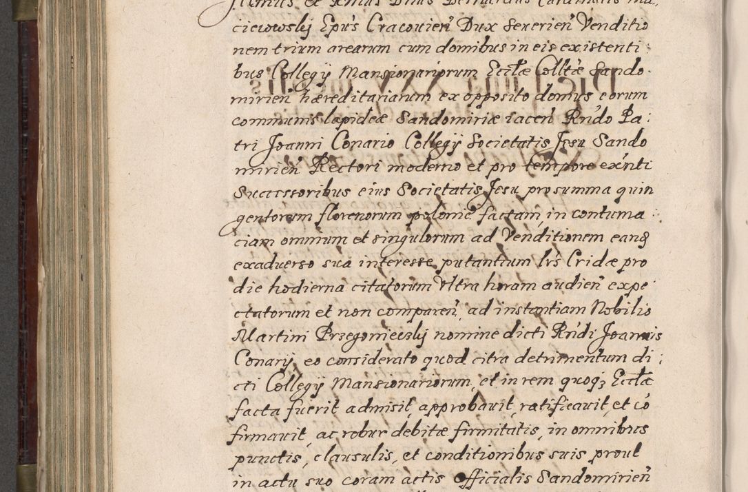 Zdjęcie nr 661 dla obiektu archiwalnego: Acta actorum, obligationum, inscriptionum, institutionum, erectionum, decretorum et generis eiusdem aliorum factorum et gestorum coram R. D. Bernardo Maciejowski, episcopo Cracoviensi per annnos 1603 - 1606 mensem Septembrem inclusive acticatorum.