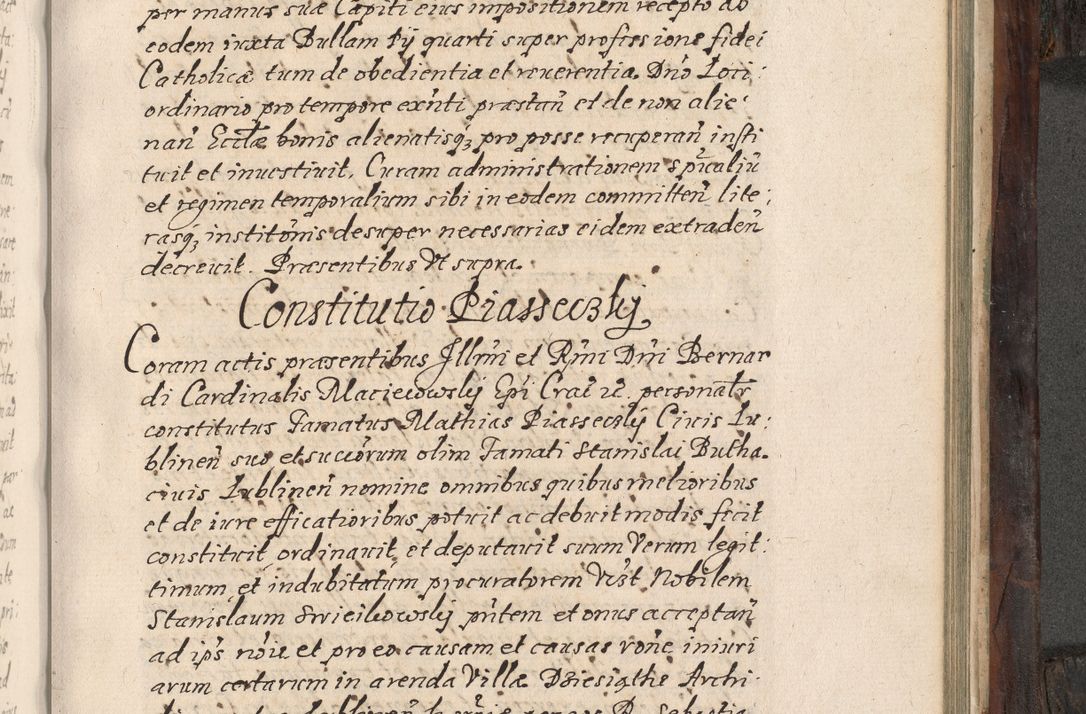Zdjęcie nr 656 dla obiektu archiwalnego: Acta actorum, obligationum, inscriptionum, institutionum, erectionum, decretorum et generis eiusdem aliorum factorum et gestorum coram R. D. Bernardo Maciejowski, episcopo Cracoviensi per annnos 1603 - 1606 mensem Septembrem inclusive acticatorum.