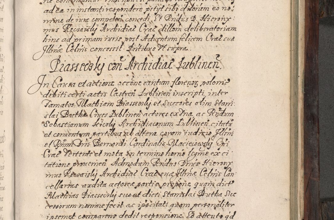Zdjęcie nr 654 dla obiektu archiwalnego: Acta actorum, obligationum, inscriptionum, institutionum, erectionum, decretorum et generis eiusdem aliorum factorum et gestorum coram R. D. Bernardo Maciejowski, episcopo Cracoviensi per annnos 1603 - 1606 mensem Septembrem inclusive acticatorum.