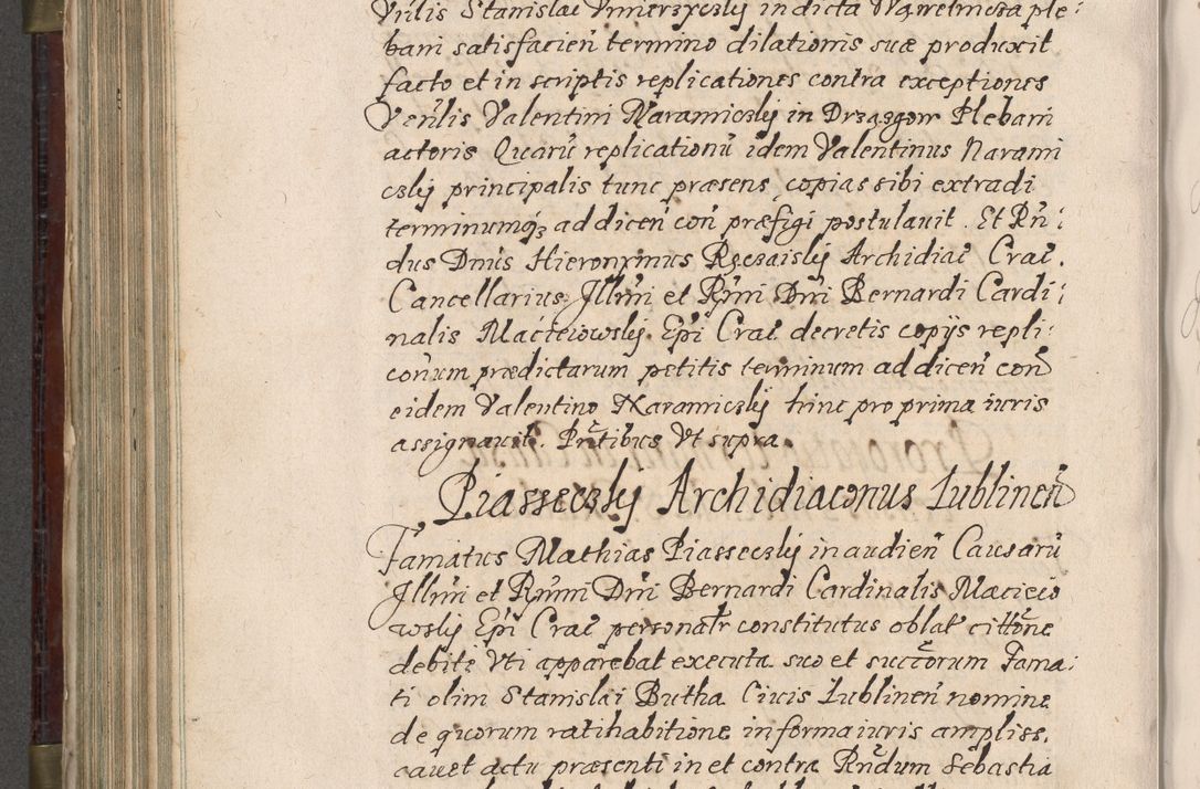 Zdjęcie nr 653 dla obiektu archiwalnego: Acta actorum, obligationum, inscriptionum, institutionum, erectionum, decretorum et generis eiusdem aliorum factorum et gestorum coram R. D. Bernardo Maciejowski, episcopo Cracoviensi per annnos 1603 - 1606 mensem Septembrem inclusive acticatorum.