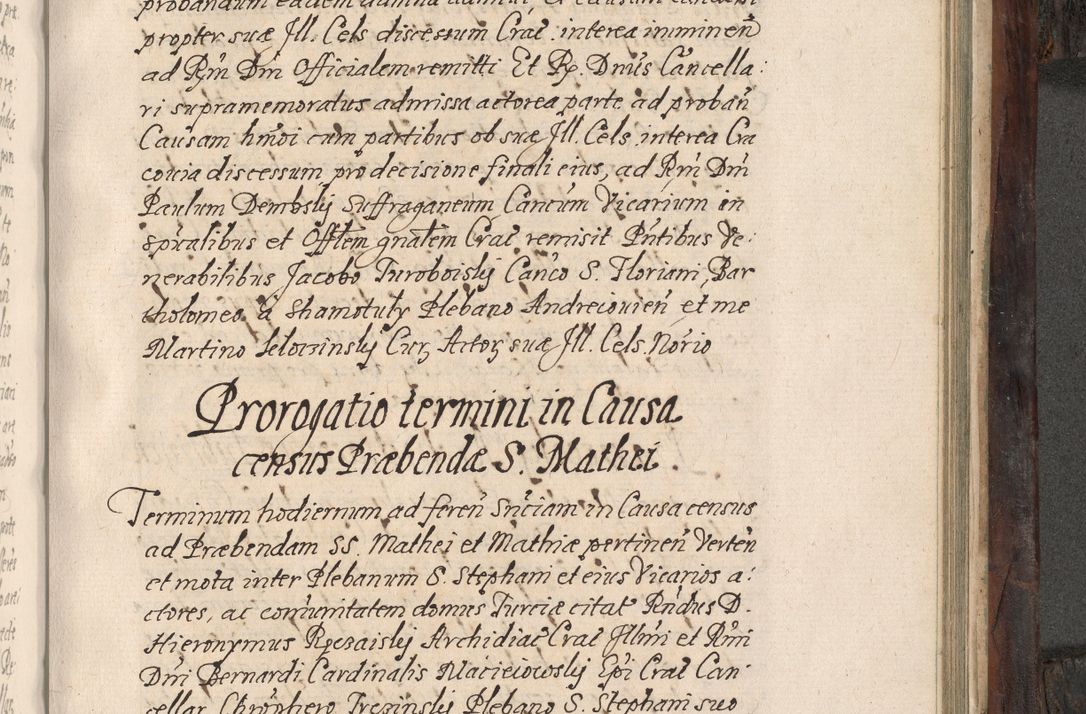 Zdjęcie nr 652 dla obiektu archiwalnego: Acta actorum, obligationum, inscriptionum, institutionum, erectionum, decretorum et generis eiusdem aliorum factorum et gestorum coram R. D. Bernardo Maciejowski, episcopo Cracoviensi per annnos 1603 - 1606 mensem Septembrem inclusive acticatorum.