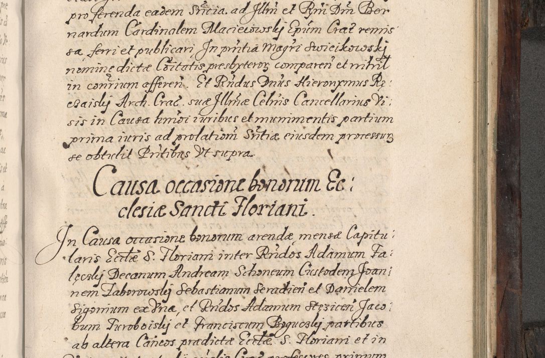 Zdjęcie nr 648 dla obiektu archiwalnego: Acta actorum, obligationum, inscriptionum, institutionum, erectionum, decretorum et generis eiusdem aliorum factorum et gestorum coram R. D. Bernardo Maciejowski, episcopo Cracoviensi per annnos 1603 - 1606 mensem Septembrem inclusive acticatorum.
