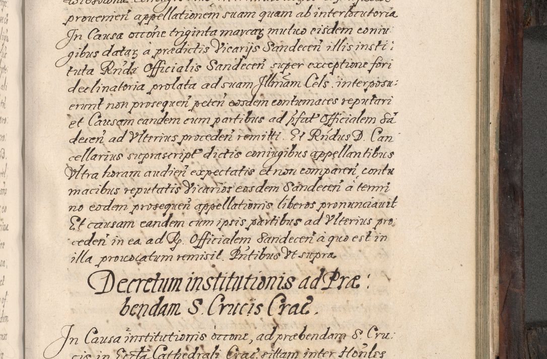 Zdjęcie nr 646 dla obiektu archiwalnego: Acta actorum, obligationum, inscriptionum, institutionum, erectionum, decretorum et generis eiusdem aliorum factorum et gestorum coram R. D. Bernardo Maciejowski, episcopo Cracoviensi per annnos 1603 - 1606 mensem Septembrem inclusive acticatorum.