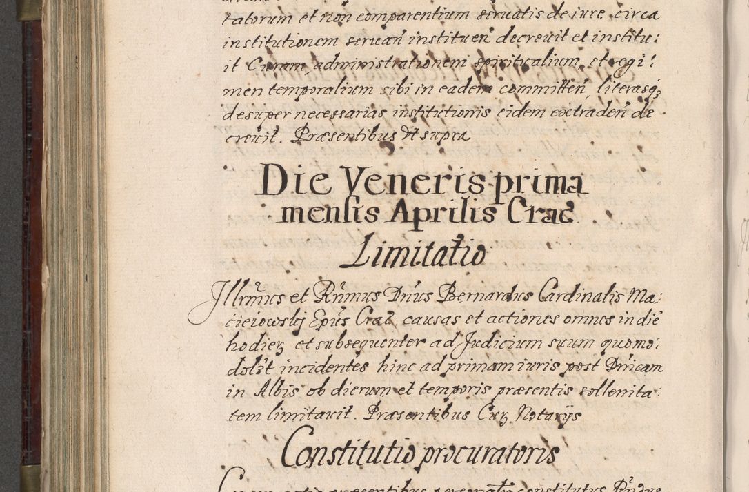 Zdjęcie nr 641 dla obiektu archiwalnego: Acta actorum, obligationum, inscriptionum, institutionum, erectionum, decretorum et generis eiusdem aliorum factorum et gestorum coram R. D. Bernardo Maciejowski, episcopo Cracoviensi per annnos 1603 - 1606 mensem Septembrem inclusive acticatorum.