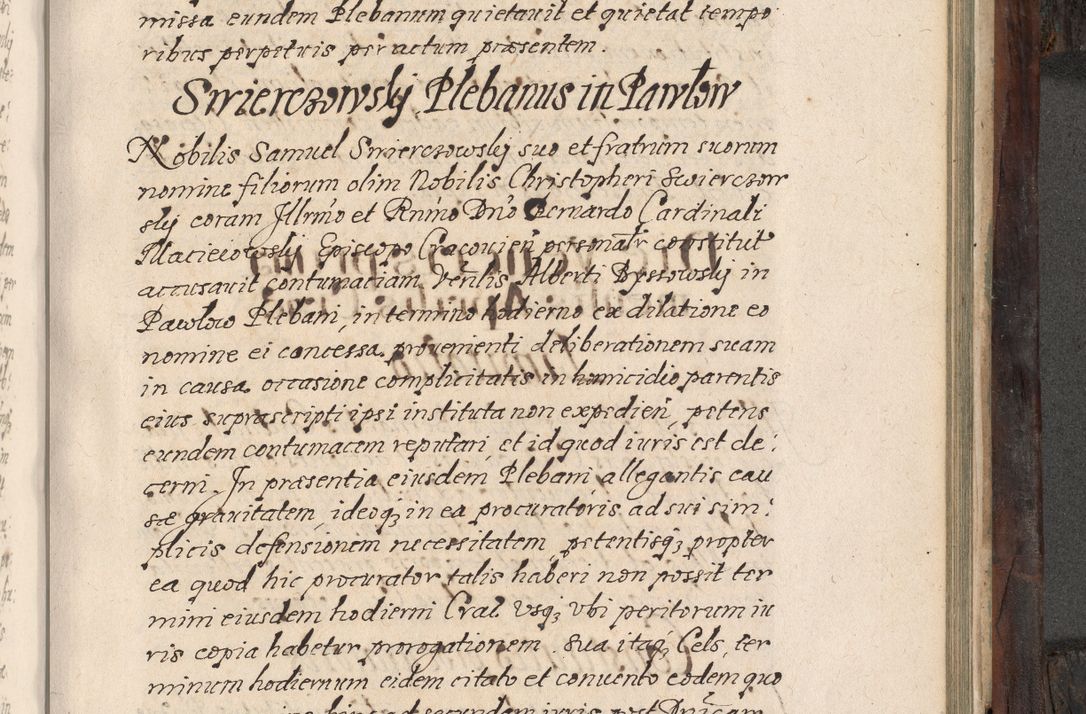 Zdjęcie nr 640 dla obiektu archiwalnego: Acta actorum, obligationum, inscriptionum, institutionum, erectionum, decretorum et generis eiusdem aliorum factorum et gestorum coram R. D. Bernardo Maciejowski, episcopo Cracoviensi per annnos 1603 - 1606 mensem Septembrem inclusive acticatorum.