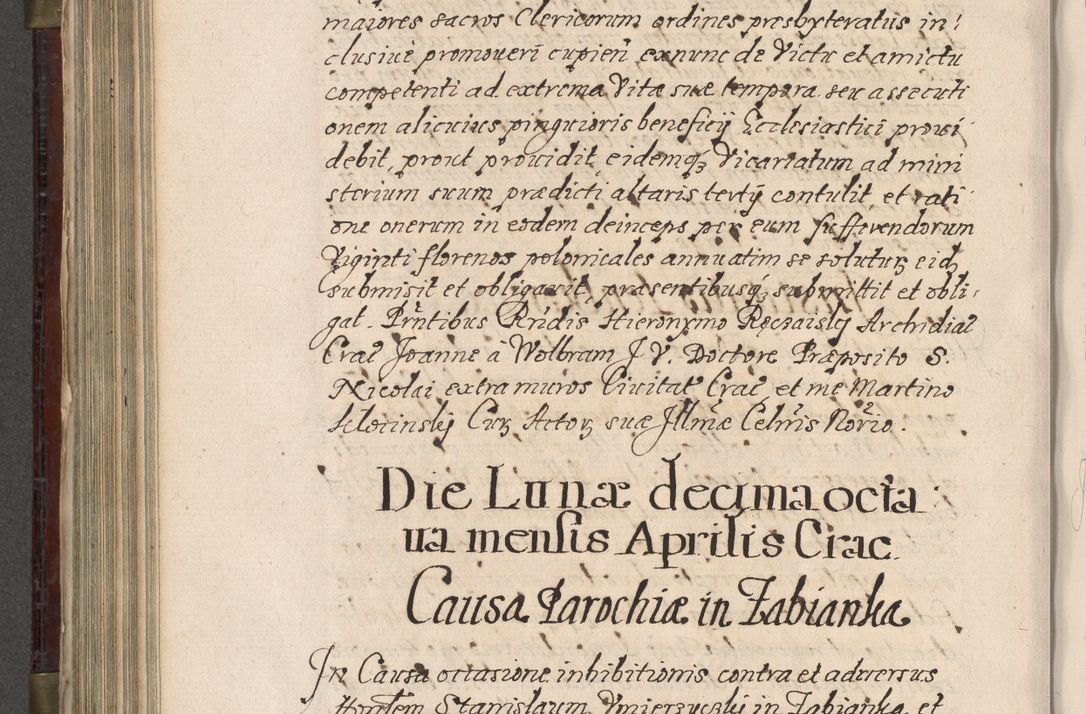 Zdjęcie nr 643 dla obiektu archiwalnego: Acta actorum, obligationum, inscriptionum, institutionum, erectionum, decretorum et generis eiusdem aliorum factorum et gestorum coram R. D. Bernardo Maciejowski, episcopo Cracoviensi per annnos 1603 - 1606 mensem Septembrem inclusive acticatorum.