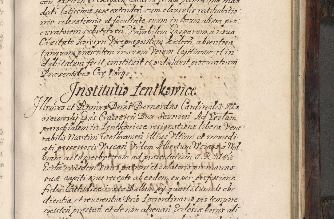 Zdjęcie nr 642 dla obiektu archiwalnego: Acta actorum, obligationum, inscriptionum, institutionum, erectionum, decretorum et generis eiusdem aliorum factorum et gestorum coram R. D. Bernardo Maciejowski, episcopo Cracoviensi per annnos 1603 - 1606 mensem Septembrem inclusive acticatorum.