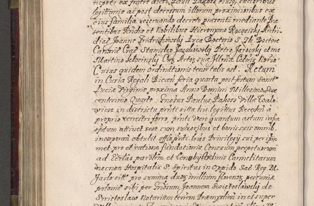 Zdjęcie nr 621 dla obiektu archiwalnego: Acta actorum, obligationum, inscriptionum, institutionum, erectionum, decretorum et generis eiusdem aliorum factorum et gestorum coram R. D. Bernardo Maciejowski, episcopo Cracoviensi per annnos 1603 - 1606 mensem Septembrem inclusive acticatorum.