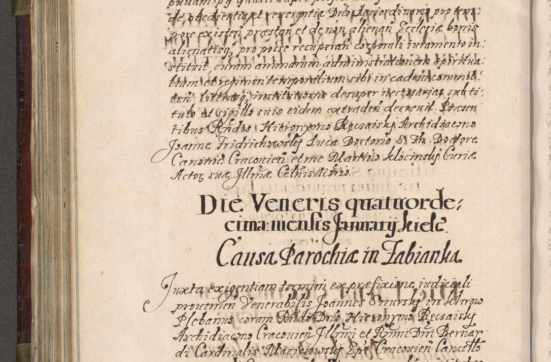 Zdjęcie nr 617 dla obiektu archiwalnego: Acta actorum, obligationum, inscriptionum, institutionum, erectionum, decretorum et generis eiusdem aliorum factorum et gestorum coram R. D. Bernardo Maciejowski, episcopo Cracoviensi per annnos 1603 - 1606 mensem Septembrem inclusive acticatorum.