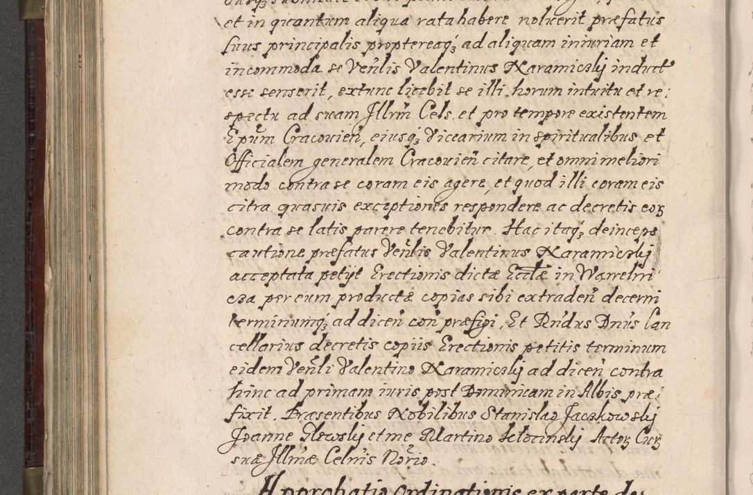 Zdjęcie nr 619 dla obiektu archiwalnego: Acta actorum, obligationum, inscriptionum, institutionum, erectionum, decretorum et generis eiusdem aliorum factorum et gestorum coram R. D. Bernardo Maciejowski, episcopo Cracoviensi per annnos 1603 - 1606 mensem Septembrem inclusive acticatorum.