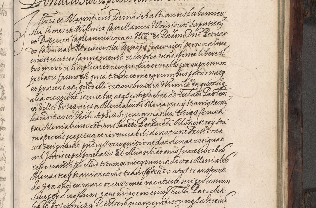 Zdjęcie nr 610 dla obiektu archiwalnego: Acta actorum, obligationum, inscriptionum, institutionum, erectionum, decretorum et generis eiusdem aliorum factorum et gestorum coram R. D. Bernardo Maciejowski, episcopo Cracoviensi per annnos 1603 - 1606 mensem Septembrem inclusive acticatorum.