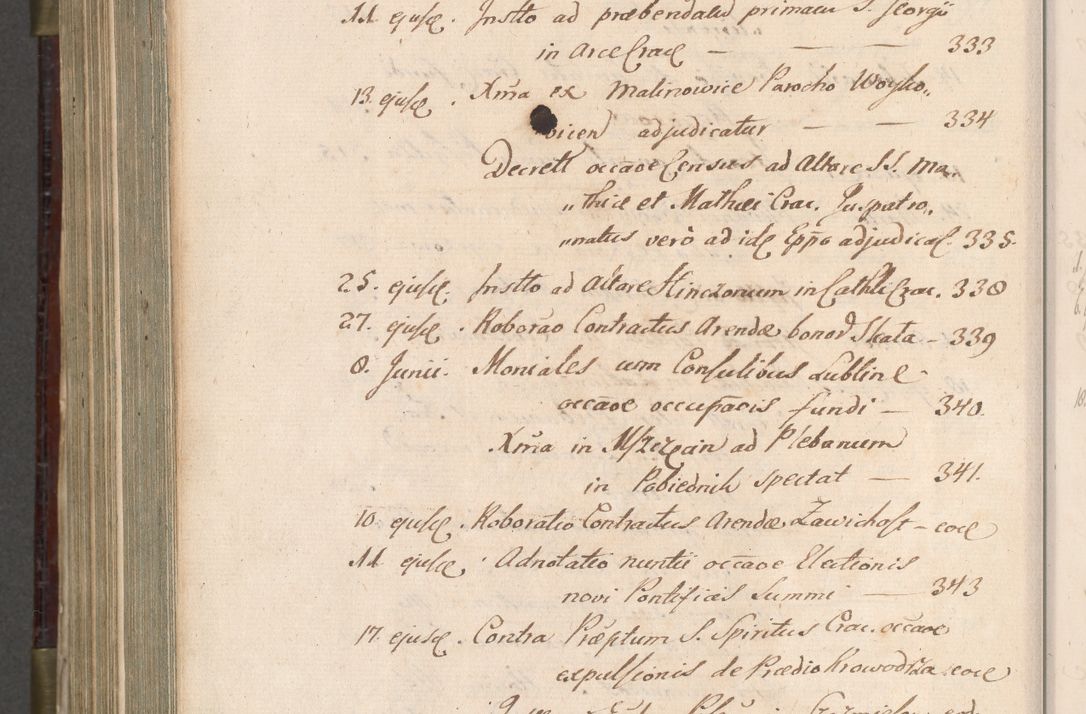 Zdjęcie nr 1033 dla obiektu archiwalnego: Acta actorum, obligationum, inscriptionum, institutionum, erectionum, decretorum et generis eiusdem aliorum factorum et gestorum coram R. D. Bernardo Maciejowski, episcopo Cracoviensi per annnos 1603 - 1606 mensem Septembrem inclusive acticatorum.