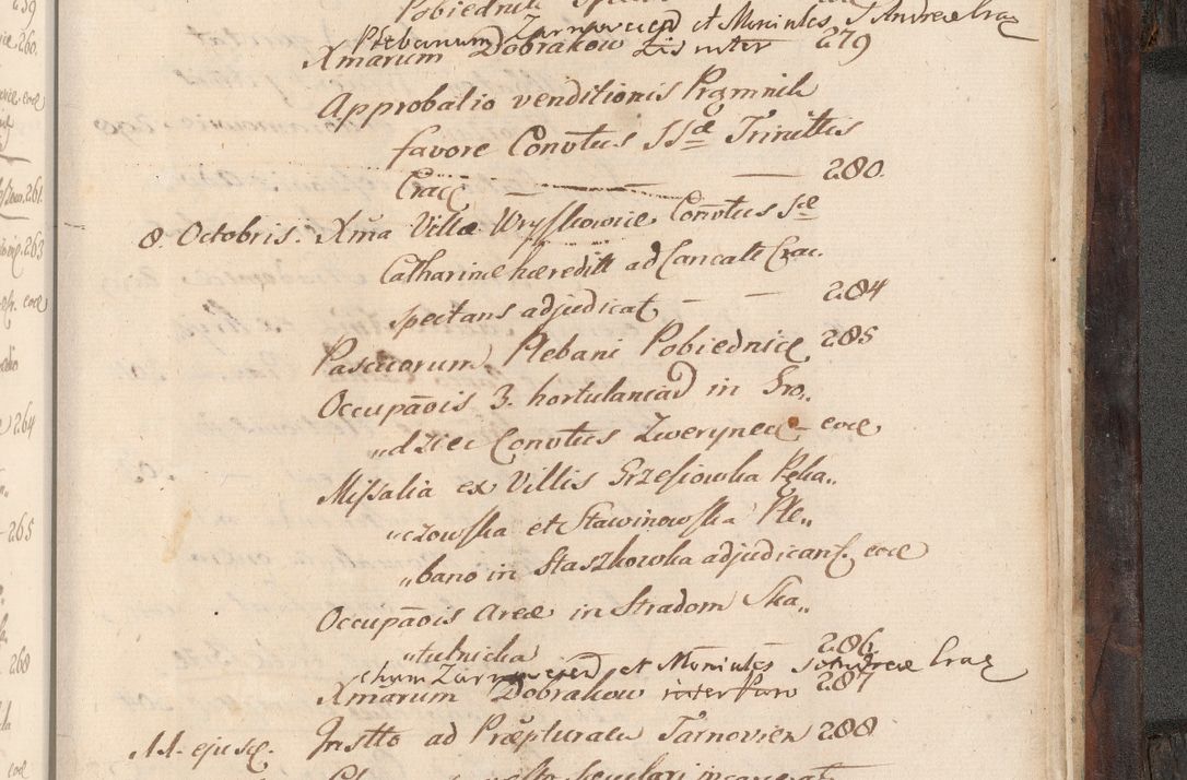 Zdjęcie nr 1030 dla obiektu archiwalnego: Acta actorum, obligationum, inscriptionum, institutionum, erectionum, decretorum et generis eiusdem aliorum factorum et gestorum coram R. D. Bernardo Maciejowski, episcopo Cracoviensi per annnos 1603 - 1606 mensem Septembrem inclusive acticatorum.