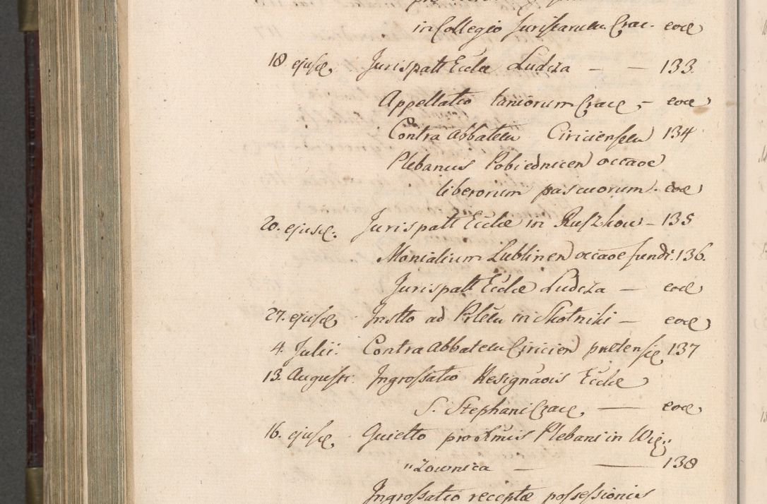 Zdjęcie nr 1021 dla obiektu archiwalnego: Acta actorum, obligationum, inscriptionum, institutionum, erectionum, decretorum et generis eiusdem aliorum factorum et gestorum coram R. D. Bernardo Maciejowski, episcopo Cracoviensi per annnos 1603 - 1606 mensem Septembrem inclusive acticatorum.