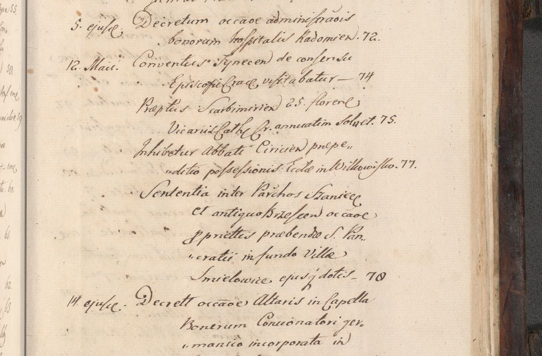 Zdjęcie nr 1018 dla obiektu archiwalnego: Acta actorum, obligationum, inscriptionum, institutionum, erectionum, decretorum et generis eiusdem aliorum factorum et gestorum coram R. D. Bernardo Maciejowski, episcopo Cracoviensi per annnos 1603 - 1606 mensem Septembrem inclusive acticatorum.