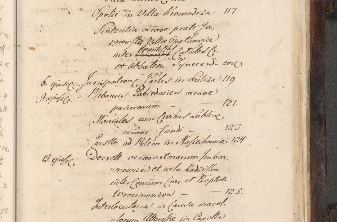 Zdjęcie nr 1020 dla obiektu archiwalnego: Acta actorum, obligationum, inscriptionum, institutionum, erectionum, decretorum et generis eiusdem aliorum factorum et gestorum coram R. D. Bernardo Maciejowski, episcopo Cracoviensi per annnos 1603 - 1606 mensem Septembrem inclusive acticatorum.