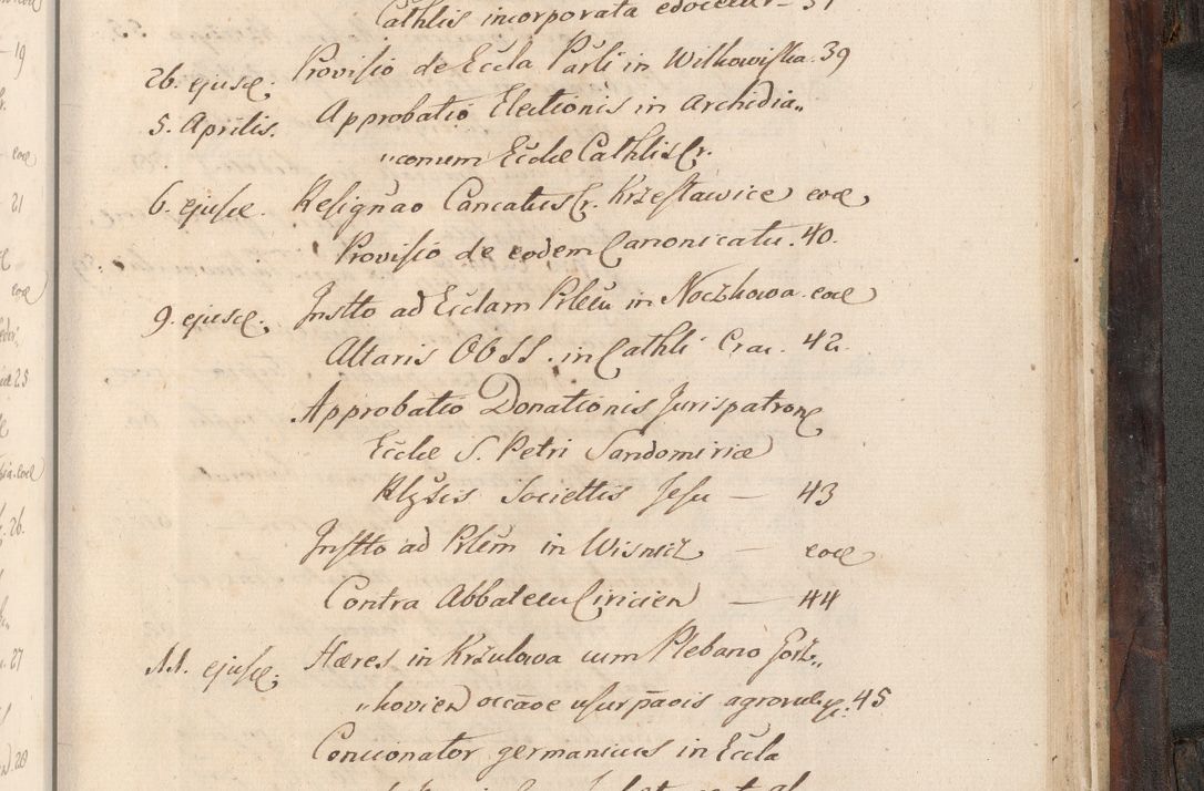 Zdjęcie nr 1016 dla obiektu archiwalnego: Acta actorum, obligationum, inscriptionum, institutionum, erectionum, decretorum et generis eiusdem aliorum factorum et gestorum coram R. D. Bernardo Maciejowski, episcopo Cracoviensi per annnos 1603 - 1606 mensem Septembrem inclusive acticatorum.