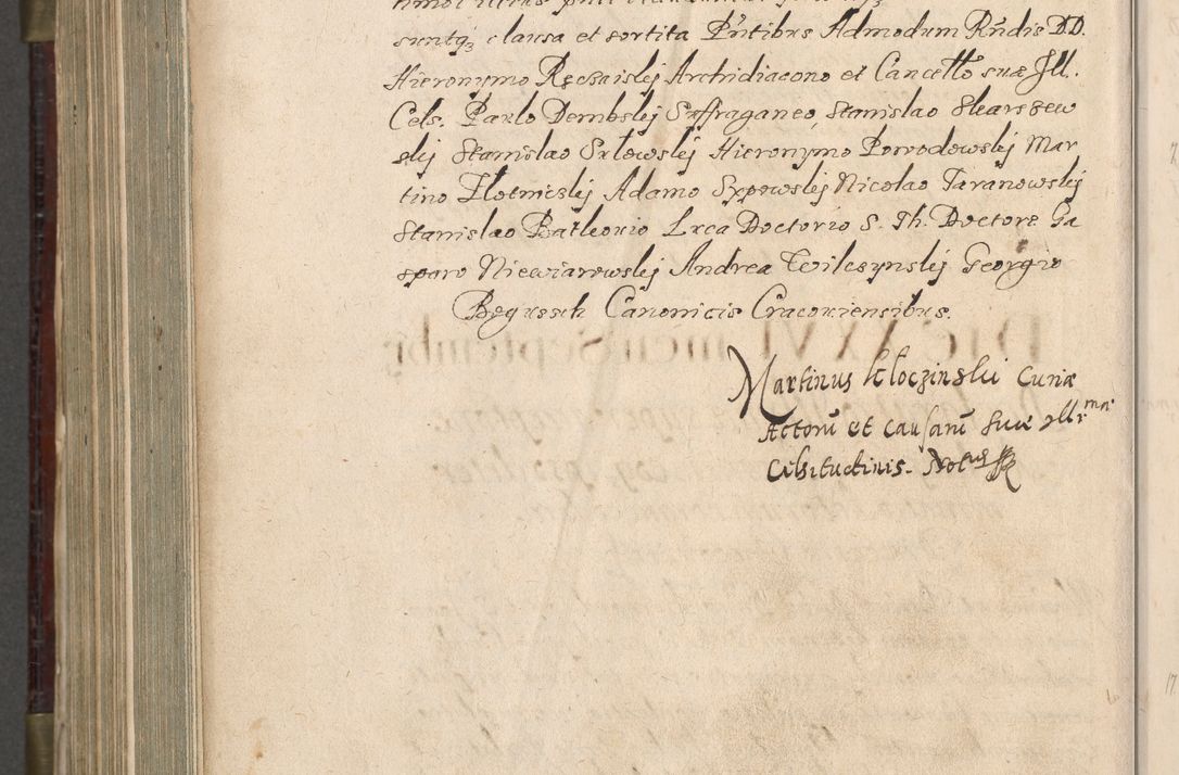 Zdjęcie nr 1013 dla obiektu archiwalnego: Acta actorum, obligationum, inscriptionum, institutionum, erectionum, decretorum et generis eiusdem aliorum factorum et gestorum coram R. D. Bernardo Maciejowski, episcopo Cracoviensi per annnos 1603 - 1606 mensem Septembrem inclusive acticatorum.