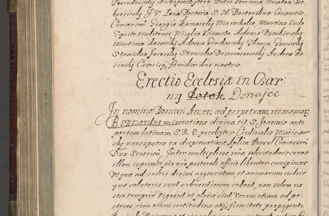 Zdjęcie nr 995 dla obiektu archiwalnego: Acta actorum, obligationum, inscriptionum, institutionum, erectionum, decretorum et generis eiusdem aliorum factorum et gestorum coram R. D. Bernardo Maciejowski, episcopo Cracoviensi per annnos 1603 - 1606 mensem Septembrem inclusive acticatorum.