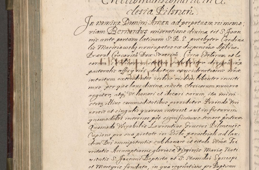 Zdjęcie nr 987 dla obiektu archiwalnego: Acta actorum, obligationum, inscriptionum, institutionum, erectionum, decretorum et generis eiusdem aliorum factorum et gestorum coram R. D. Bernardo Maciejowski, episcopo Cracoviensi per annnos 1603 - 1606 mensem Septembrem inclusive acticatorum.