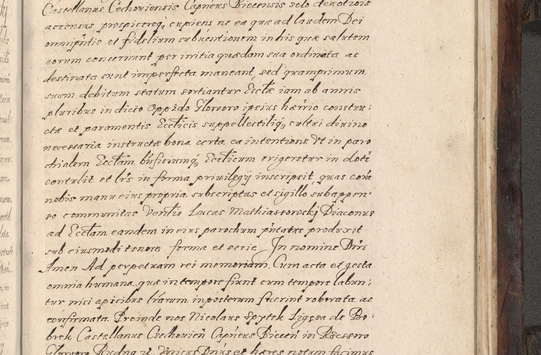 Zdjęcie nr 982 dla obiektu archiwalnego: Acta actorum, obligationum, inscriptionum, institutionum, erectionum, decretorum et generis eiusdem aliorum factorum et gestorum coram R. D. Bernardo Maciejowski, episcopo Cracoviensi per annnos 1603 - 1606 mensem Septembrem inclusive acticatorum.