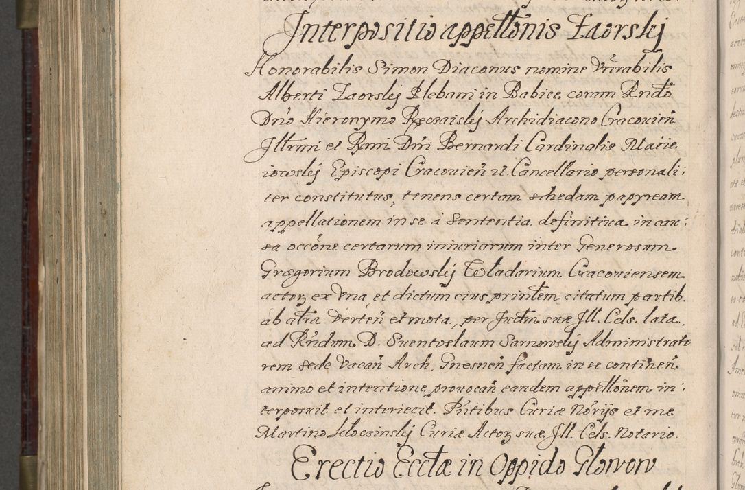 Zdjęcie nr 981 dla obiektu archiwalnego: Acta actorum, obligationum, inscriptionum, institutionum, erectionum, decretorum et generis eiusdem aliorum factorum et gestorum coram R. D. Bernardo Maciejowski, episcopo Cracoviensi per annnos 1603 - 1606 mensem Septembrem inclusive acticatorum.
