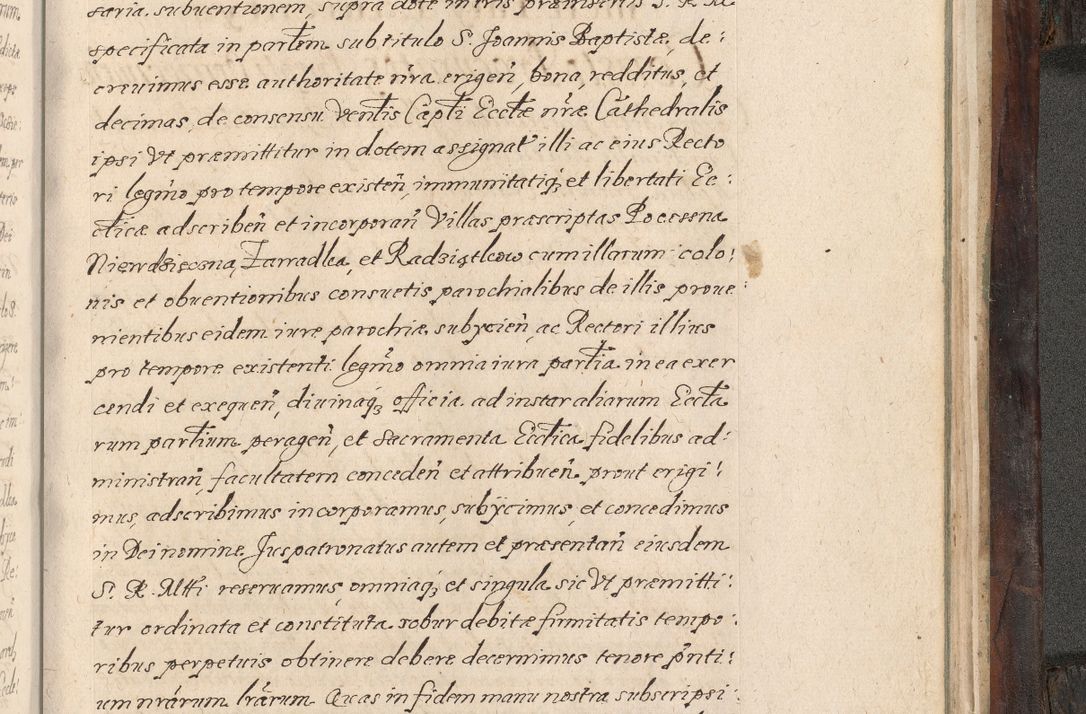 Zdjęcie nr 976 dla obiektu archiwalnego: Acta actorum, obligationum, inscriptionum, institutionum, erectionum, decretorum et generis eiusdem aliorum factorum et gestorum coram R. D. Bernardo Maciejowski, episcopo Cracoviensi per annnos 1603 - 1606 mensem Septembrem inclusive acticatorum.