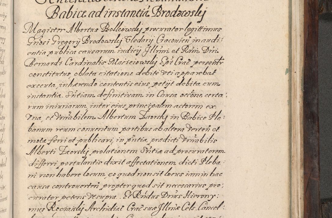 Zdjęcie nr 970 dla obiektu archiwalnego: Acta actorum, obligationum, inscriptionum, institutionum, erectionum, decretorum et generis eiusdem aliorum factorum et gestorum coram R. D. Bernardo Maciejowski, episcopo Cracoviensi per annnos 1603 - 1606 mensem Septembrem inclusive acticatorum.