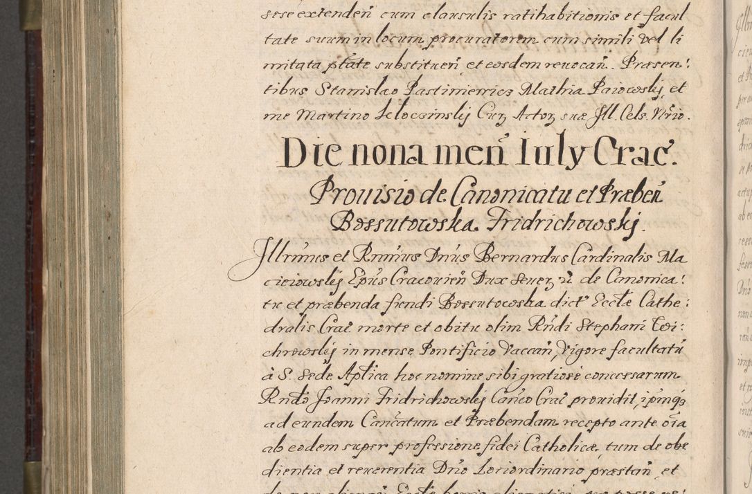 Zdjęcie nr 965 dla obiektu archiwalnego: Acta actorum, obligationum, inscriptionum, institutionum, erectionum, decretorum et generis eiusdem aliorum factorum et gestorum coram R. D. Bernardo Maciejowski, episcopo Cracoviensi per annnos 1603 - 1606 mensem Septembrem inclusive acticatorum.