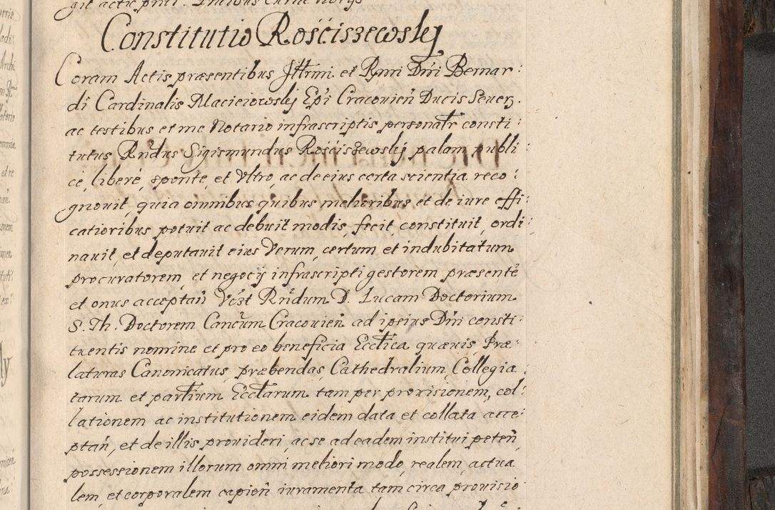 Zdjęcie nr 964 dla obiektu archiwalnego: Acta actorum, obligationum, inscriptionum, institutionum, erectionum, decretorum et generis eiusdem aliorum factorum et gestorum coram R. D. Bernardo Maciejowski, episcopo Cracoviensi per annnos 1603 - 1606 mensem Septembrem inclusive acticatorum.