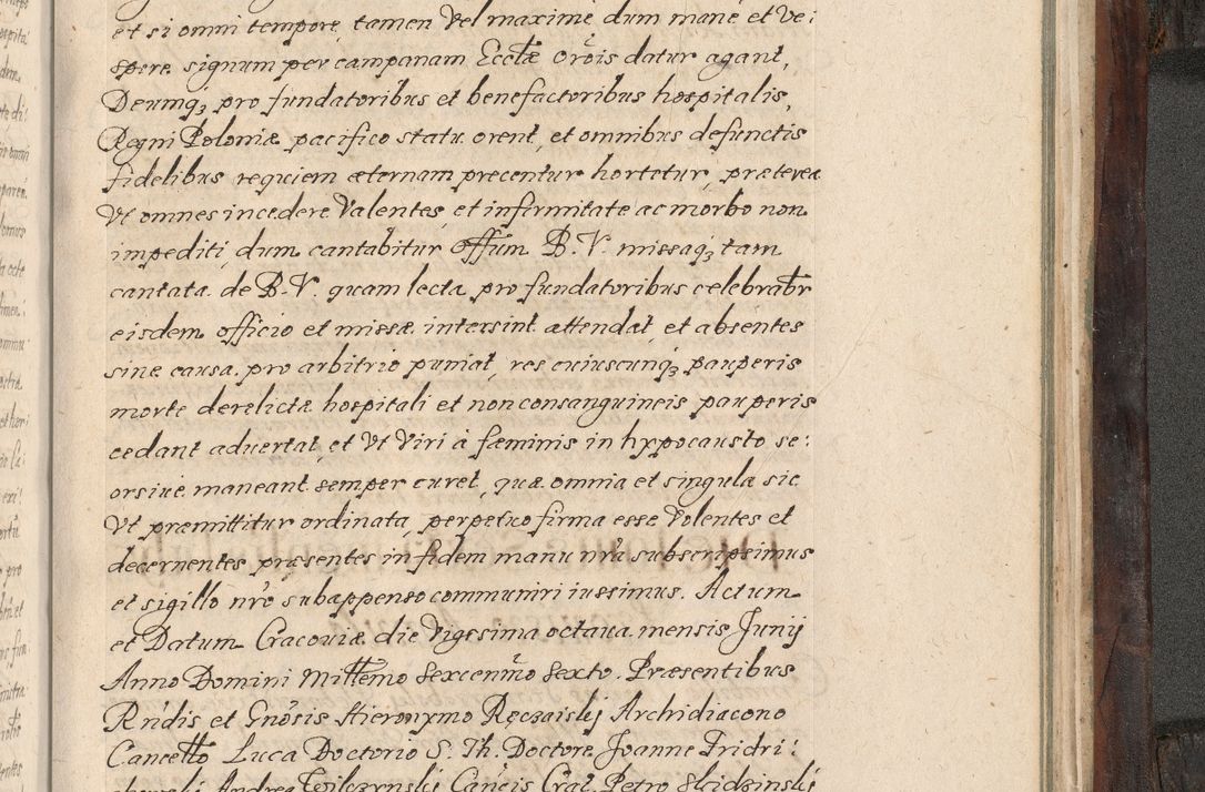 Zdjęcie nr 962 dla obiektu archiwalnego: Acta actorum, obligationum, inscriptionum, institutionum, erectionum, decretorum et generis eiusdem aliorum factorum et gestorum coram R. D. Bernardo Maciejowski, episcopo Cracoviensi per annnos 1603 - 1606 mensem Septembrem inclusive acticatorum.