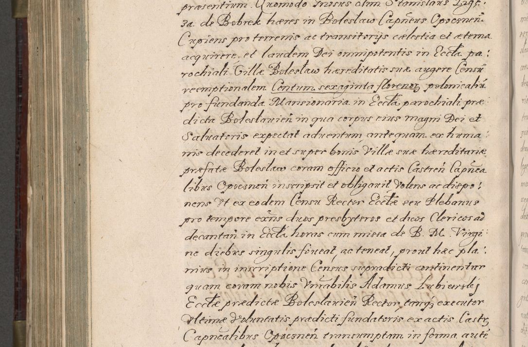Zdjęcie nr 947 dla obiektu archiwalnego: Acta actorum, obligationum, inscriptionum, institutionum, erectionum, decretorum et generis eiusdem aliorum factorum et gestorum coram R. D. Bernardo Maciejowski, episcopo Cracoviensi per annnos 1603 - 1606 mensem Septembrem inclusive acticatorum.