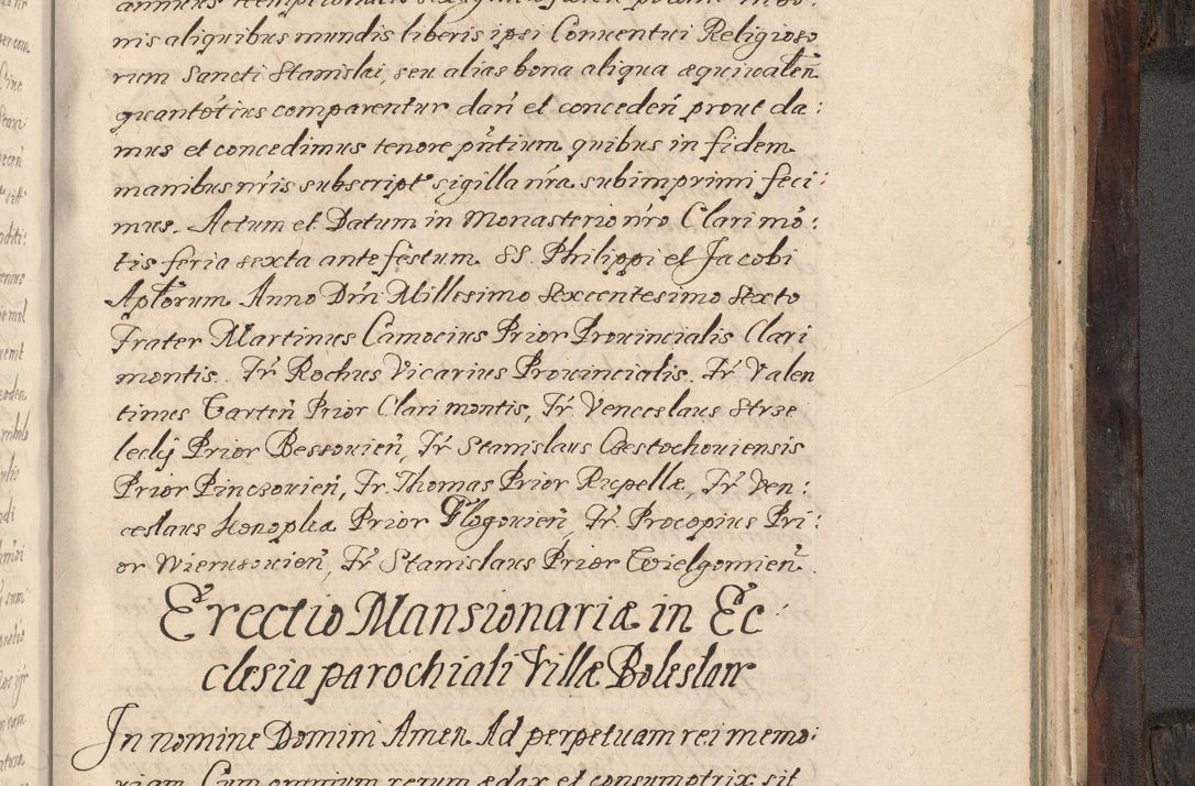 Zdjęcie nr 946 dla obiektu archiwalnego: Acta actorum, obligationum, inscriptionum, institutionum, erectionum, decretorum et generis eiusdem aliorum factorum et gestorum coram R. D. Bernardo Maciejowski, episcopo Cracoviensi per annnos 1603 - 1606 mensem Septembrem inclusive acticatorum.