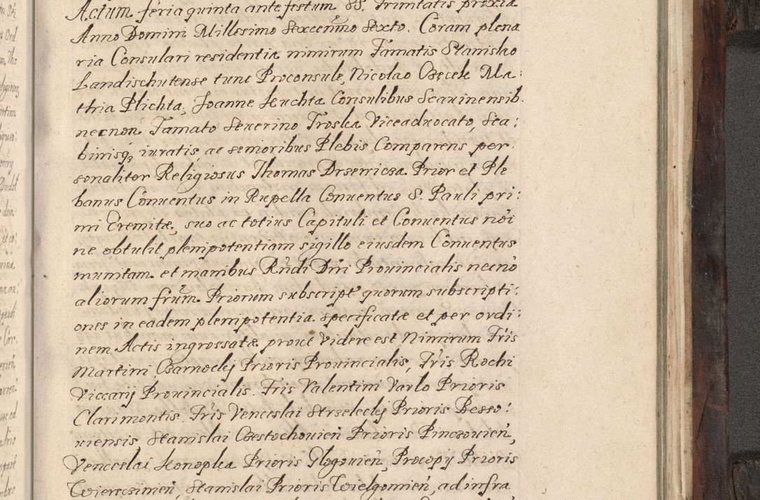 Zdjęcie nr 942 dla obiektu archiwalnego: Acta actorum, obligationum, inscriptionum, institutionum, erectionum, decretorum et generis eiusdem aliorum factorum et gestorum coram R. D. Bernardo Maciejowski, episcopo Cracoviensi per annnos 1603 - 1606 mensem Septembrem inclusive acticatorum.