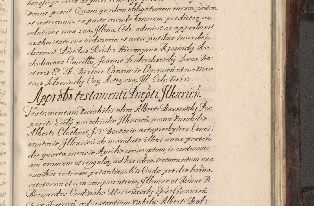 Zdjęcie nr 940 dla obiektu archiwalnego: Acta actorum, obligationum, inscriptionum, institutionum, erectionum, decretorum et generis eiusdem aliorum factorum et gestorum coram R. D. Bernardo Maciejowski, episcopo Cracoviensi per annnos 1603 - 1606 mensem Septembrem inclusive acticatorum.