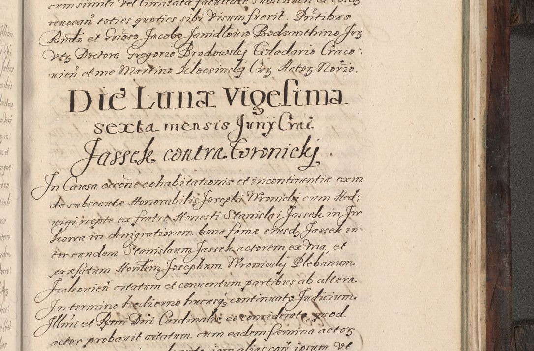 Zdjęcie nr 934 dla obiektu archiwalnego: Acta actorum, obligationum, inscriptionum, institutionum, erectionum, decretorum et generis eiusdem aliorum factorum et gestorum coram R. D. Bernardo Maciejowski, episcopo Cracoviensi per annnos 1603 - 1606 mensem Septembrem inclusive acticatorum.