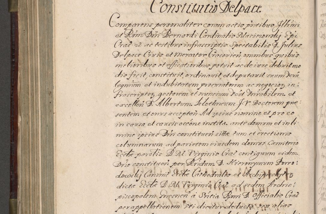 Zdjęcie nr 933 dla obiektu archiwalnego: Acta actorum, obligationum, inscriptionum, institutionum, erectionum, decretorum et generis eiusdem aliorum factorum et gestorum coram R. D. Bernardo Maciejowski, episcopo Cracoviensi per annnos 1603 - 1606 mensem Septembrem inclusive acticatorum.