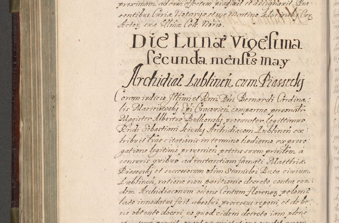 Zdjęcie nr 923 dla obiektu archiwalnego: Acta actorum, obligationum, inscriptionum, institutionum, erectionum, decretorum et generis eiusdem aliorum factorum et gestorum coram R. D. Bernardo Maciejowski, episcopo Cracoviensi per annnos 1603 - 1606 mensem Septembrem inclusive acticatorum.