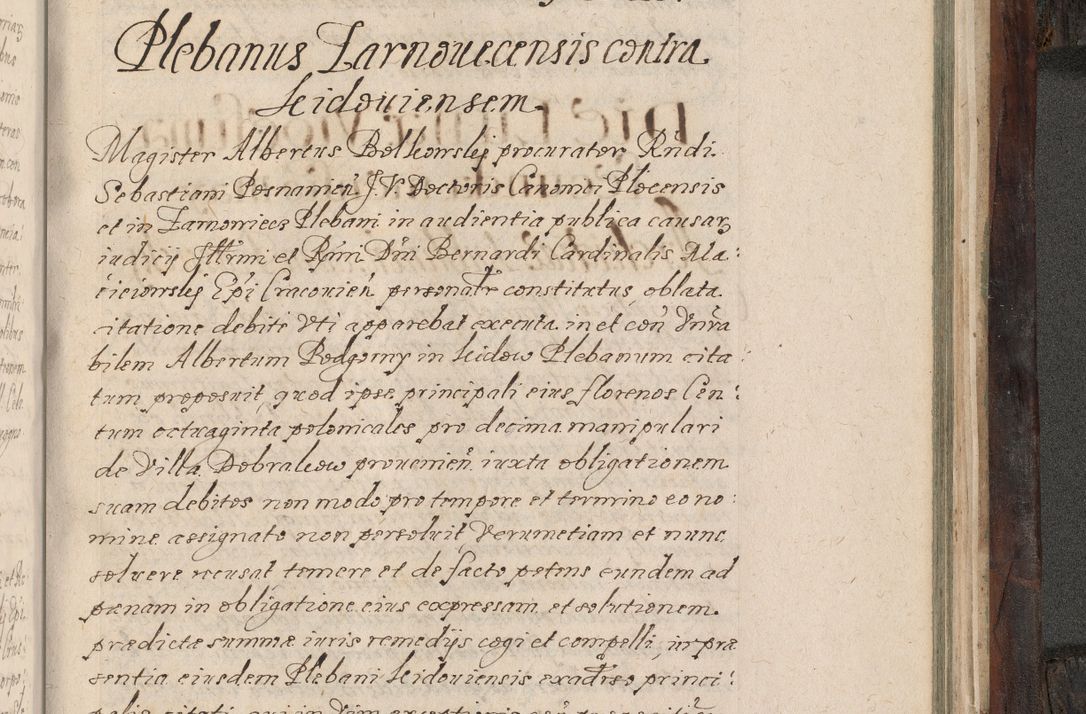Zdjęcie nr 922 dla obiektu archiwalnego: Acta actorum, obligationum, inscriptionum, institutionum, erectionum, decretorum et generis eiusdem aliorum factorum et gestorum coram R. D. Bernardo Maciejowski, episcopo Cracoviensi per annnos 1603 - 1606 mensem Septembrem inclusive acticatorum.