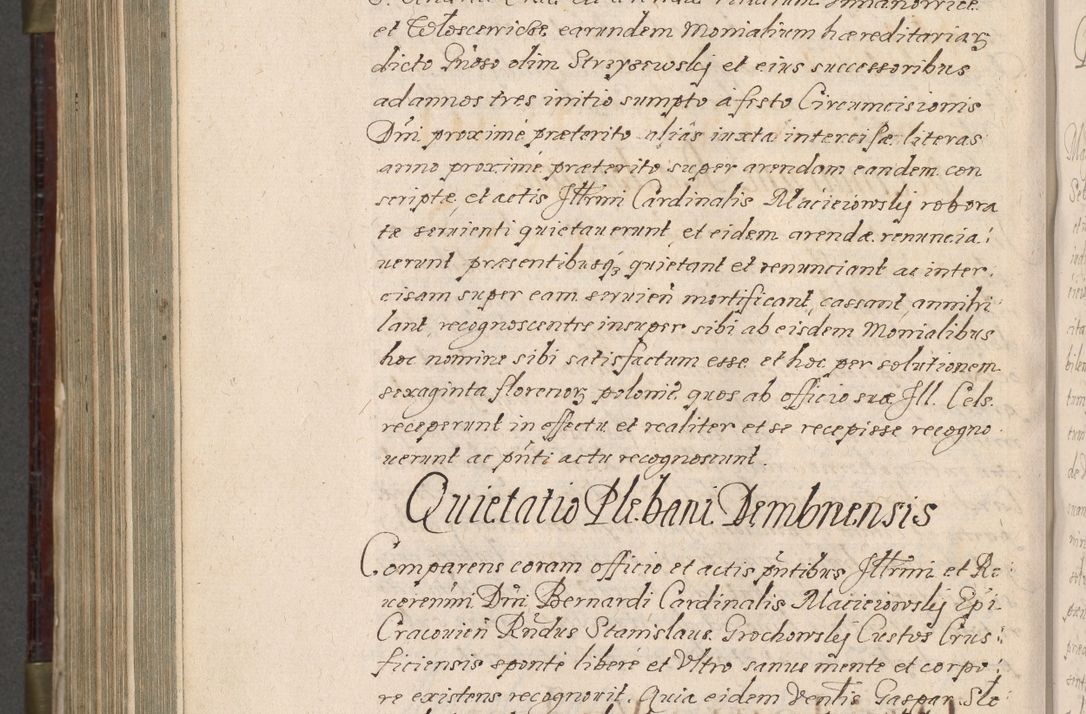 Zdjęcie nr 921 dla obiektu archiwalnego: Acta actorum, obligationum, inscriptionum, institutionum, erectionum, decretorum et generis eiusdem aliorum factorum et gestorum coram R. D. Bernardo Maciejowski, episcopo Cracoviensi per annnos 1603 - 1606 mensem Septembrem inclusive acticatorum.