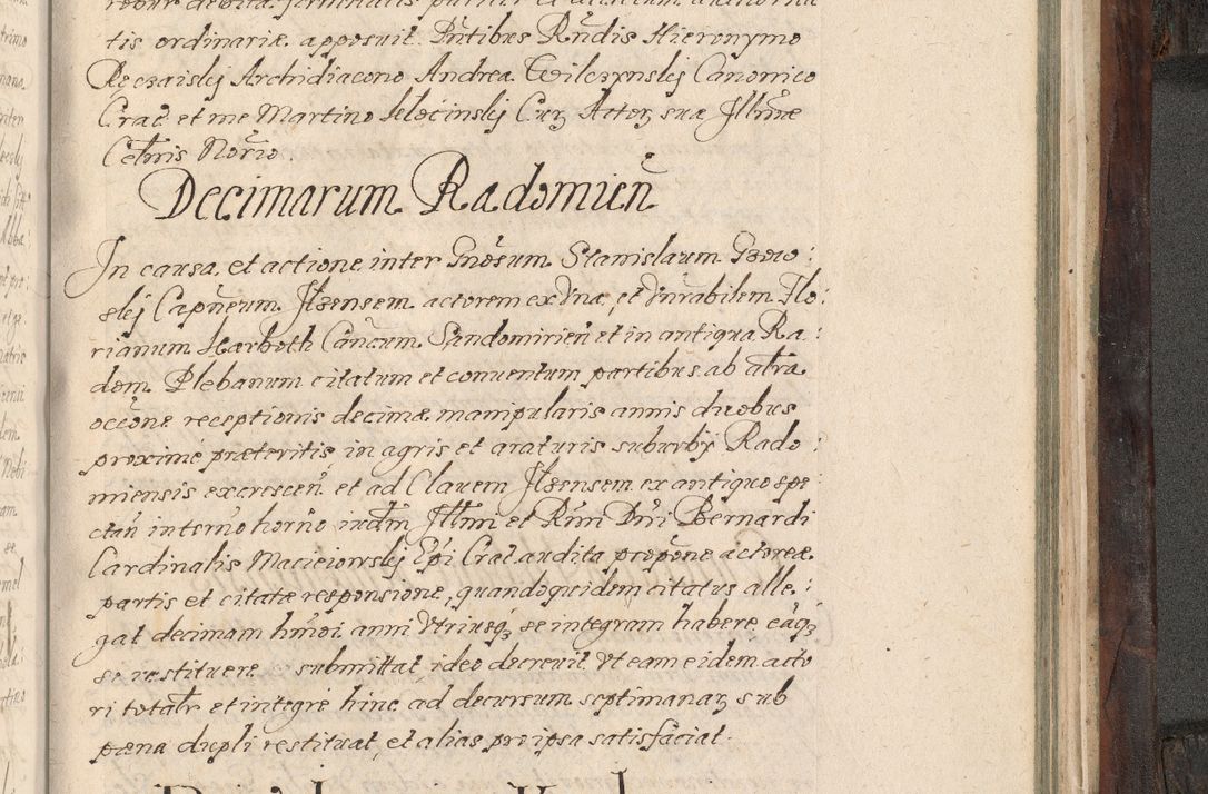 Zdjęcie nr 920 dla obiektu archiwalnego: Acta actorum, obligationum, inscriptionum, institutionum, erectionum, decretorum et generis eiusdem aliorum factorum et gestorum coram R. D. Bernardo Maciejowski, episcopo Cracoviensi per annnos 1603 - 1606 mensem Septembrem inclusive acticatorum.