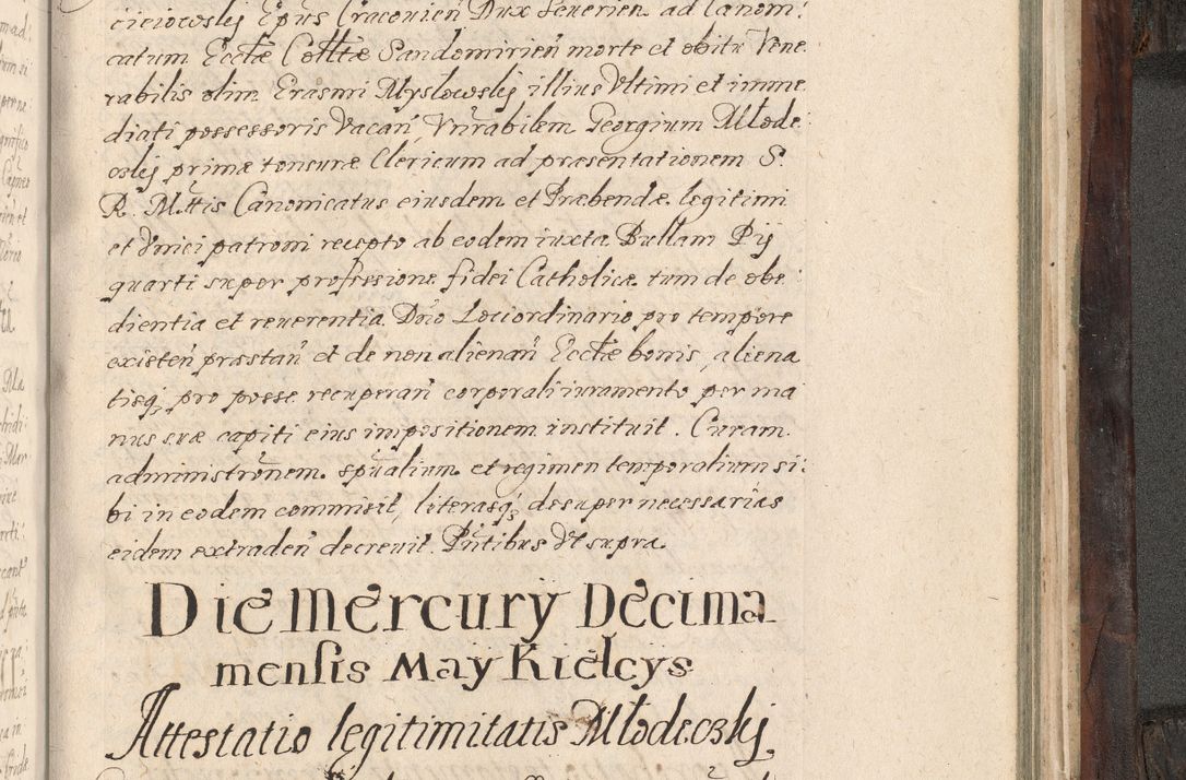 Zdjęcie nr 918 dla obiektu archiwalnego: Acta actorum, obligationum, inscriptionum, institutionum, erectionum, decretorum et generis eiusdem aliorum factorum et gestorum coram R. D. Bernardo Maciejowski, episcopo Cracoviensi per annnos 1603 - 1606 mensem Septembrem inclusive acticatorum.