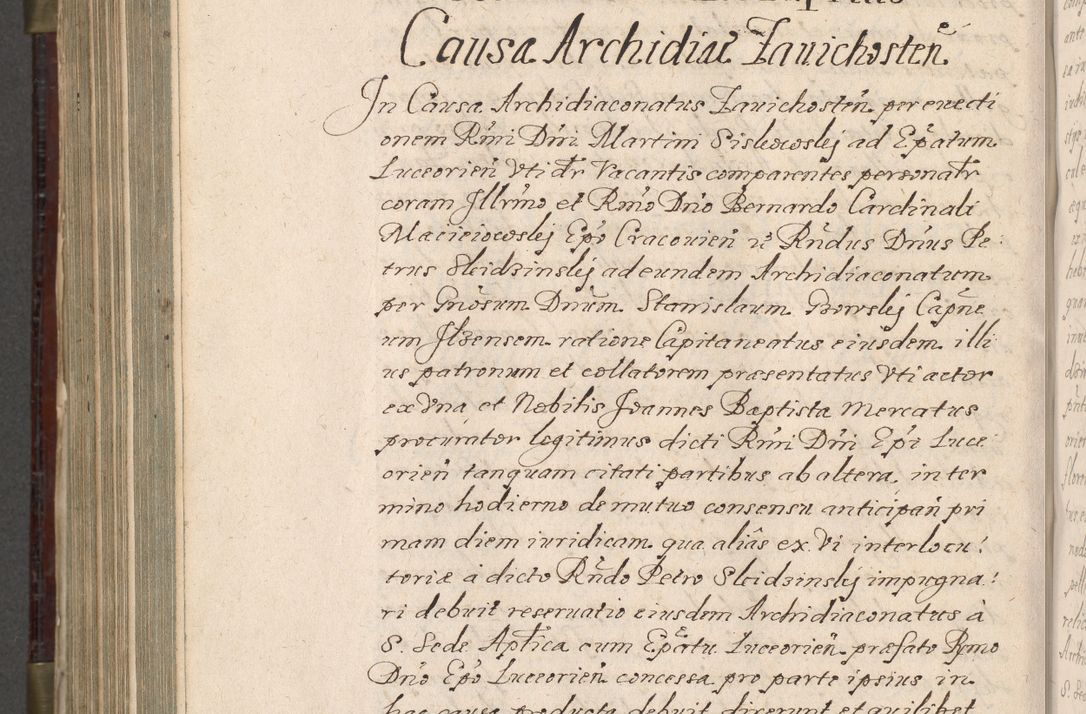 Zdjęcie nr 913 dla obiektu archiwalnego: Acta actorum, obligationum, inscriptionum, institutionum, erectionum, decretorum et generis eiusdem aliorum factorum et gestorum coram R. D. Bernardo Maciejowski, episcopo Cracoviensi per annnos 1603 - 1606 mensem Septembrem inclusive acticatorum.