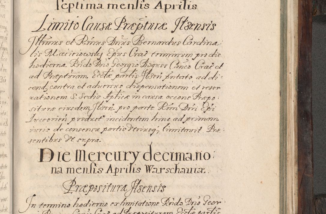 Zdjęcie nr 908 dla obiektu archiwalnego: Acta actorum, obligationum, inscriptionum, institutionum, erectionum, decretorum et generis eiusdem aliorum factorum et gestorum coram R. D. Bernardo Maciejowski, episcopo Cracoviensi per annnos 1603 - 1606 mensem Septembrem inclusive acticatorum.