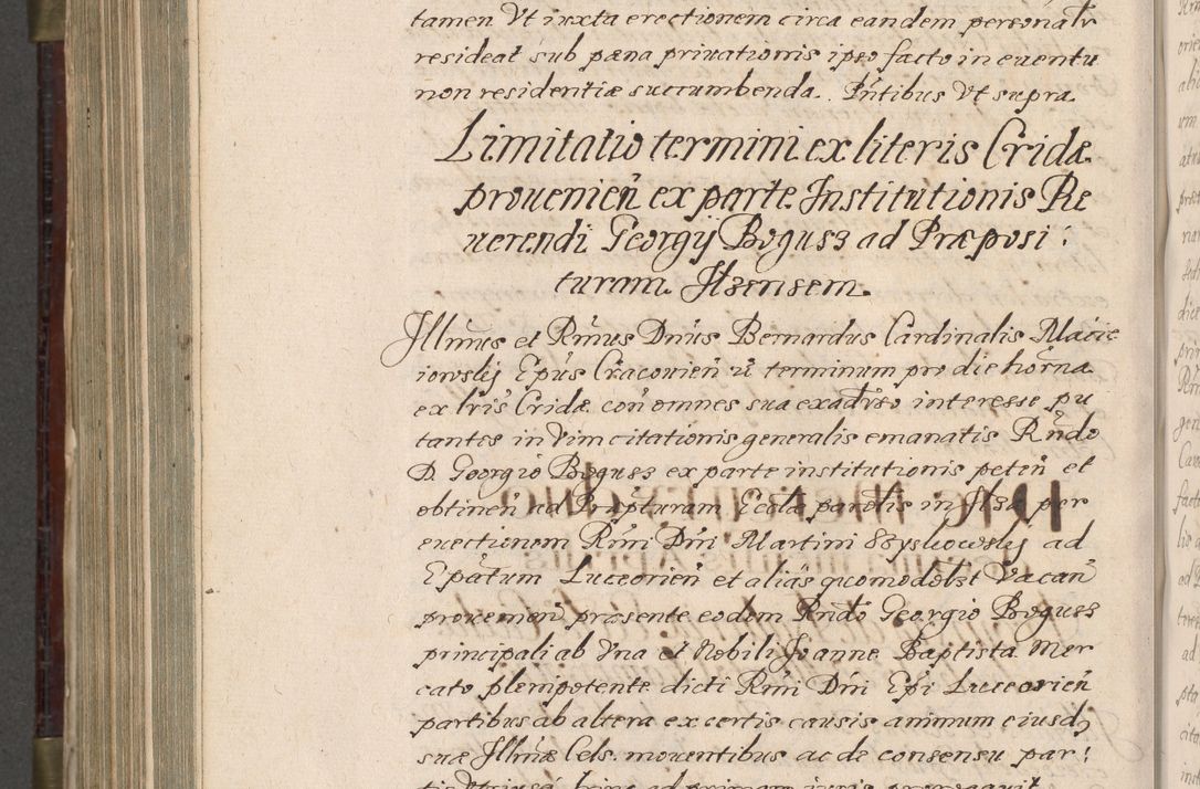 Zdjęcie nr 905 dla obiektu archiwalnego: Acta actorum, obligationum, inscriptionum, institutionum, erectionum, decretorum et generis eiusdem aliorum factorum et gestorum coram R. D. Bernardo Maciejowski, episcopo Cracoviensi per annnos 1603 - 1606 mensem Septembrem inclusive acticatorum.