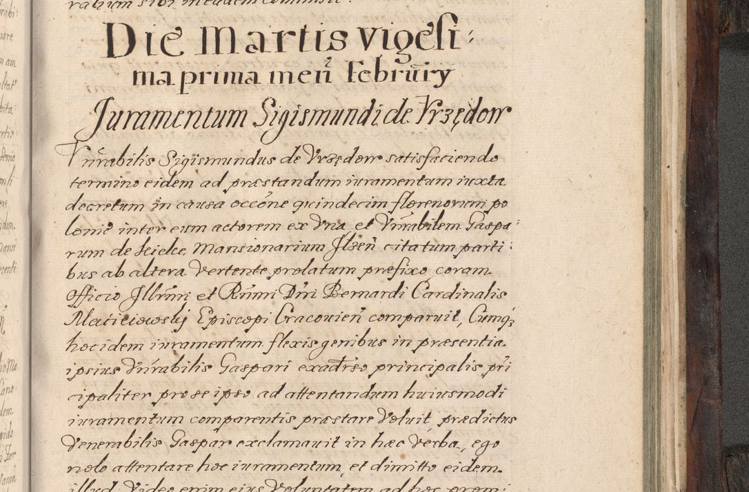 Zdjęcie nr 902 dla obiektu archiwalnego: Acta actorum, obligationum, inscriptionum, institutionum, erectionum, decretorum et generis eiusdem aliorum factorum et gestorum coram R. D. Bernardo Maciejowski, episcopo Cracoviensi per annnos 1603 - 1606 mensem Septembrem inclusive acticatorum.