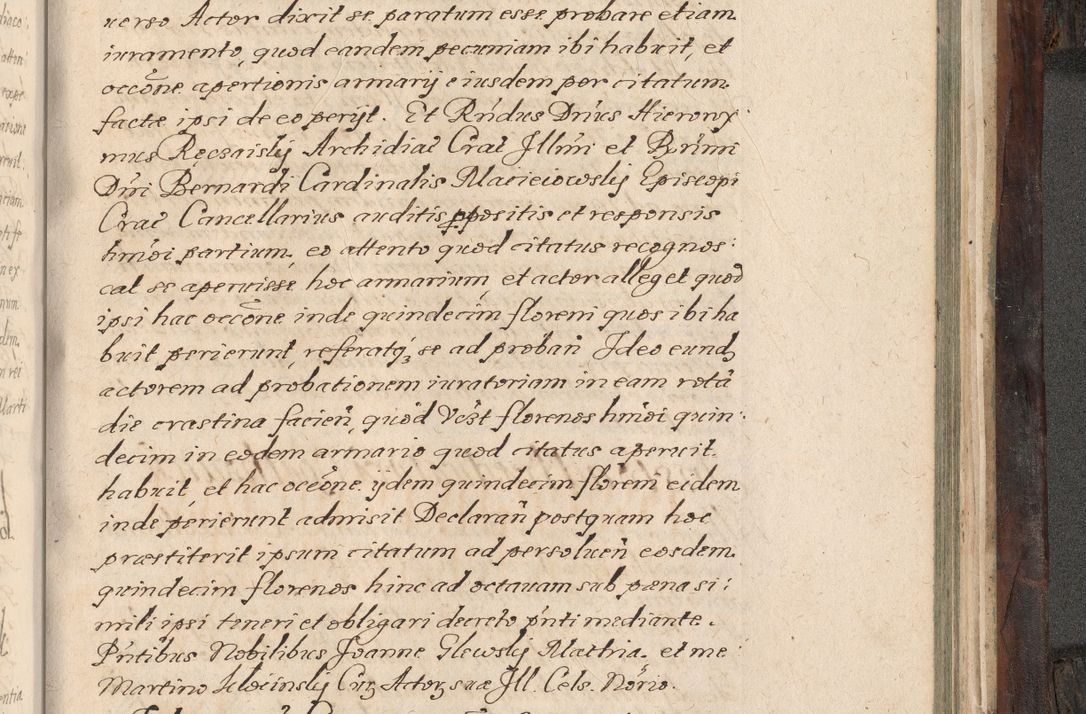 Zdjęcie nr 900 dla obiektu archiwalnego: Acta actorum, obligationum, inscriptionum, institutionum, erectionum, decretorum et generis eiusdem aliorum factorum et gestorum coram R. D. Bernardo Maciejowski, episcopo Cracoviensi per annnos 1603 - 1606 mensem Septembrem inclusive acticatorum.