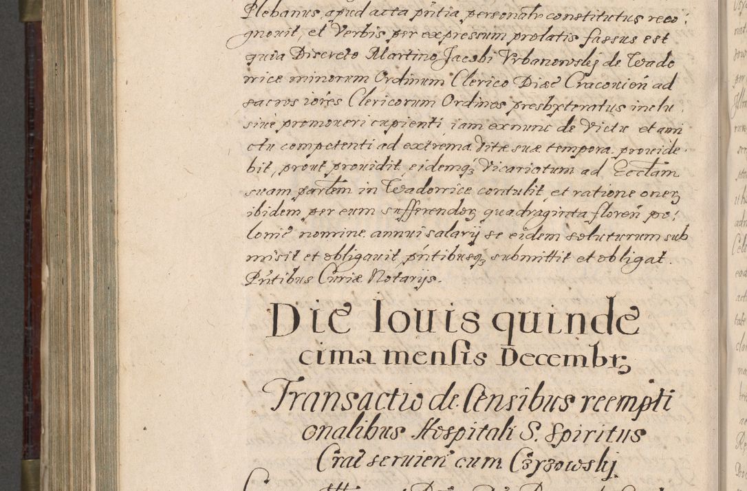 Zdjęcie nr 879 dla obiektu archiwalnego: Acta actorum, obligationum, inscriptionum, institutionum, erectionum, decretorum et generis eiusdem aliorum factorum et gestorum coram R. D. Bernardo Maciejowski, episcopo Cracoviensi per annnos 1603 - 1606 mensem Septembrem inclusive acticatorum.