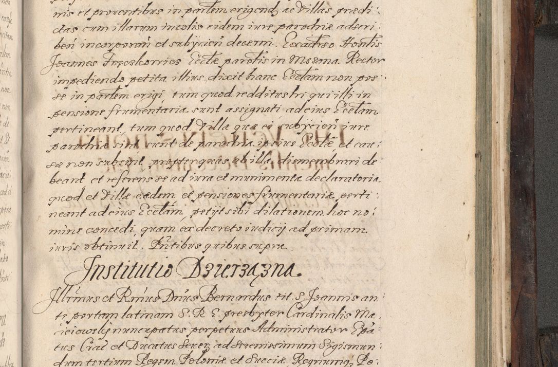 Zdjęcie nr 876 dla obiektu archiwalnego: Acta actorum, obligationum, inscriptionum, institutionum, erectionum, decretorum et generis eiusdem aliorum factorum et gestorum coram R. D. Bernardo Maciejowski, episcopo Cracoviensi per annnos 1603 - 1606 mensem Septembrem inclusive acticatorum.